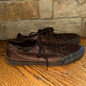 Mens Frye Brown Leather Sneaker size 11